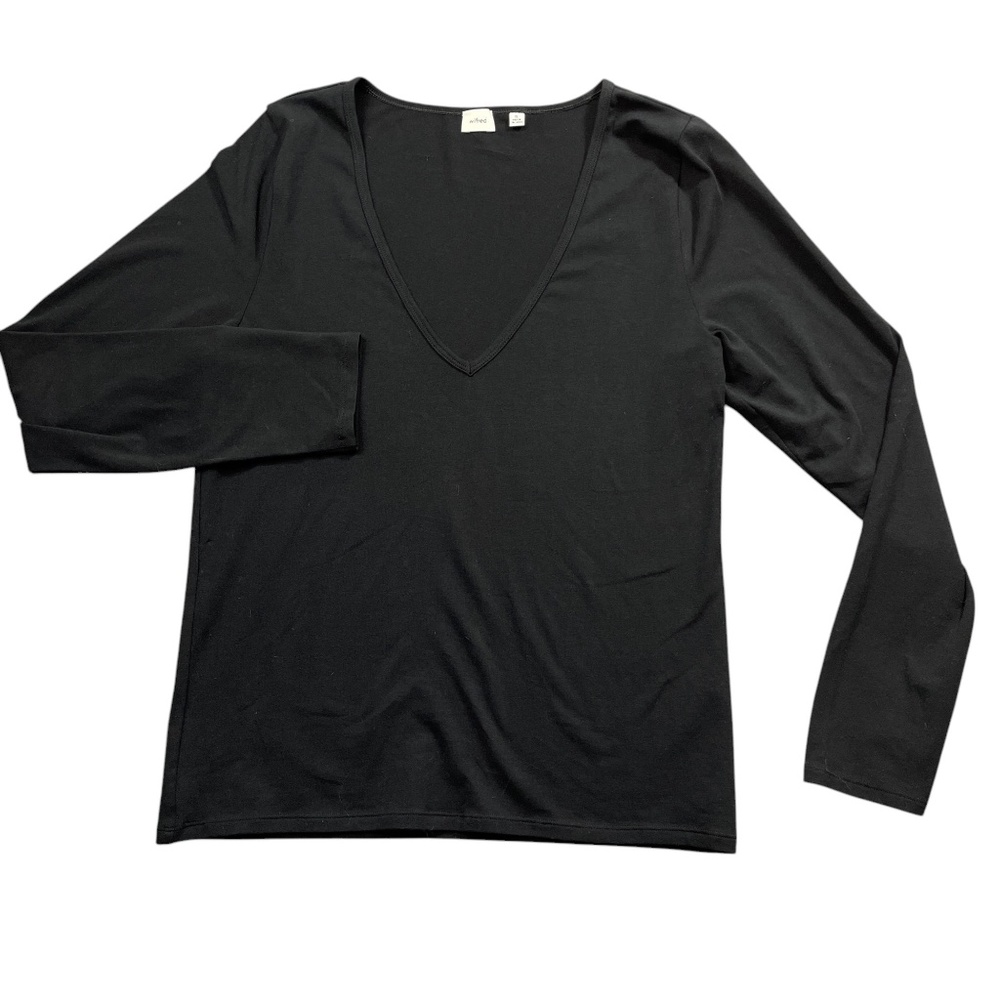 Wilfred XL Black New w/ Tags Long Sleeve V‎ Neck Ladies Shirt